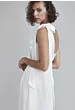 Abito sposa Amsale Lw194, bianco, con fiocco sulla spalla, modello elegante e raffinato.