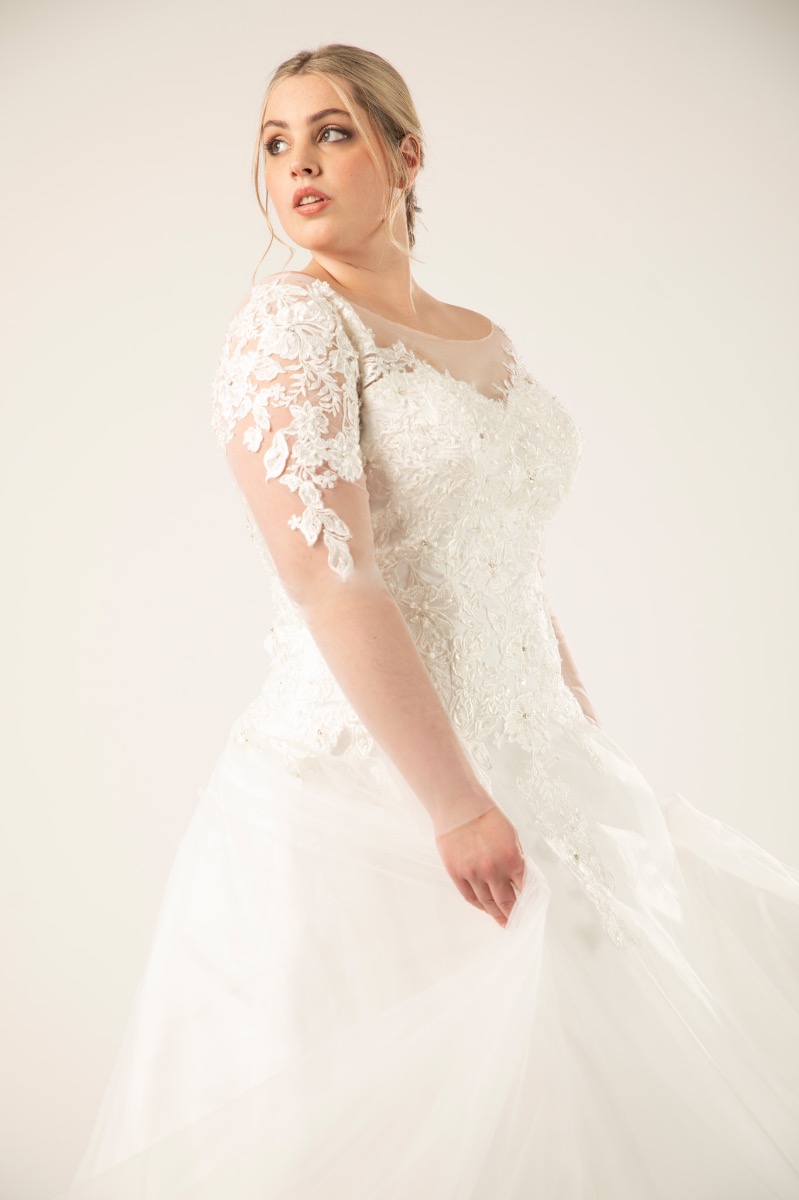 Abito da sposa mimosa curvy