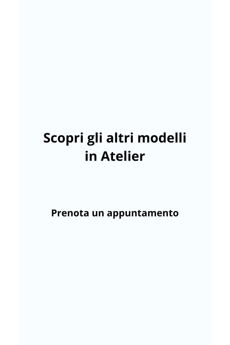 Testo promozionale per appuntamenti in atelier di moda.