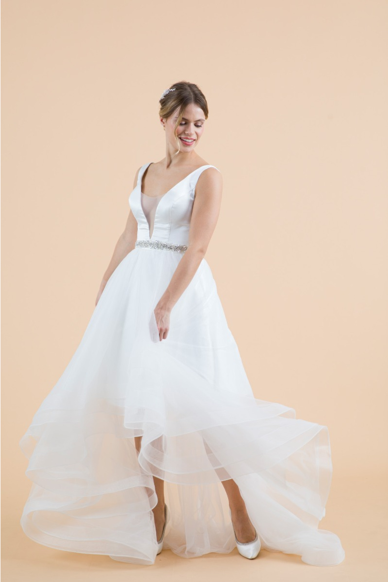 abito da sposa ciclamino