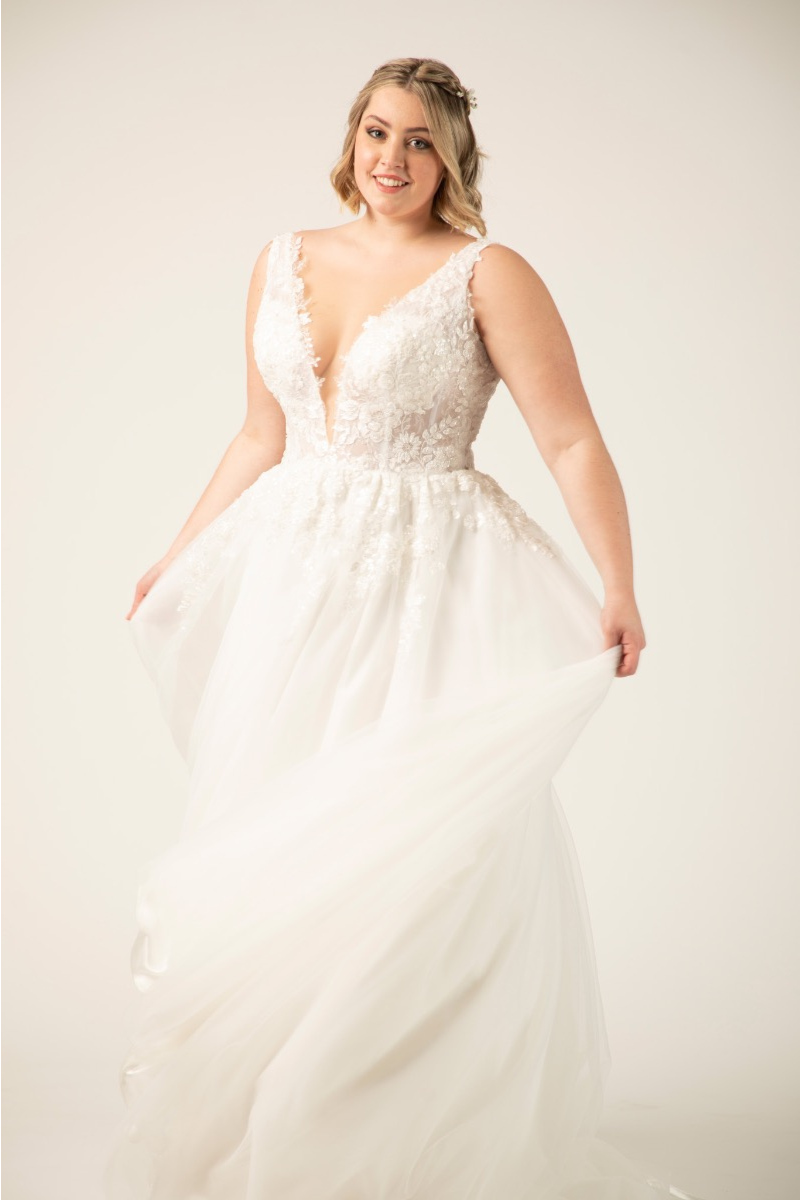 Abito da sposa sambuco curvy