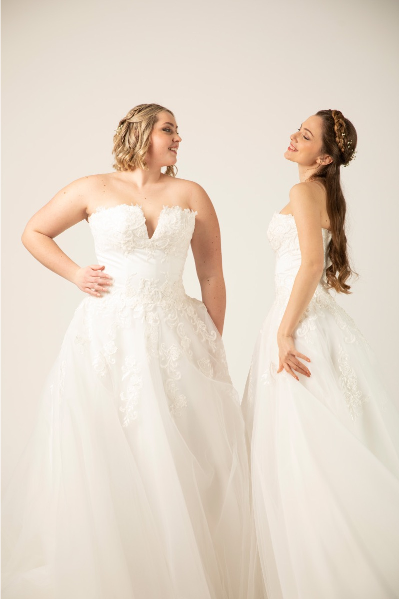 Abito da sposa tulipano curvy