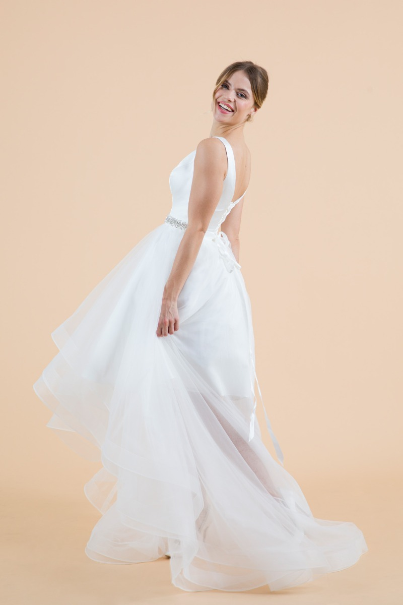 abito da sposa ciclamino