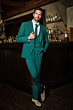 ABITO CLASSICO TRE PEZZI VERDE